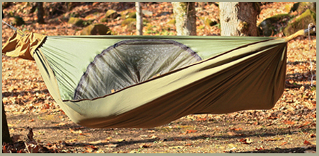 FULLY ENCLOSED HAMMOCKS FOR COLD WEATHER CAMPING!